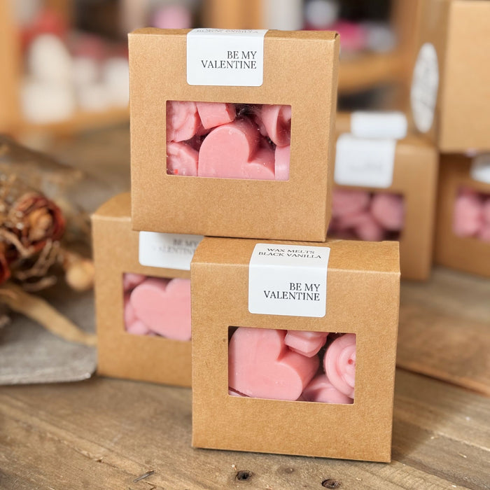 Be My Valentine Wax Melts - Black Vanilla