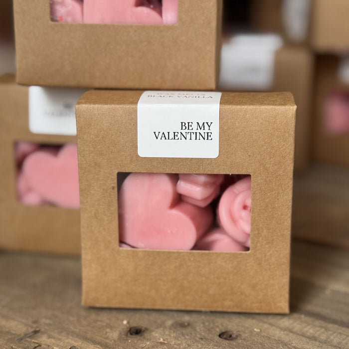 Be My Valentine Wax Melts - Black Vanilla