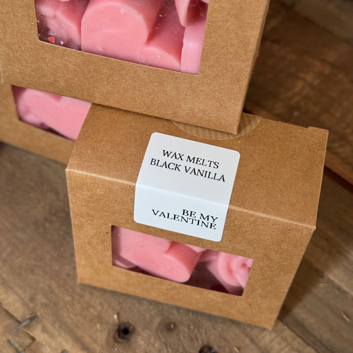 Be My Valentine Wax Melts - Black Vanilla
