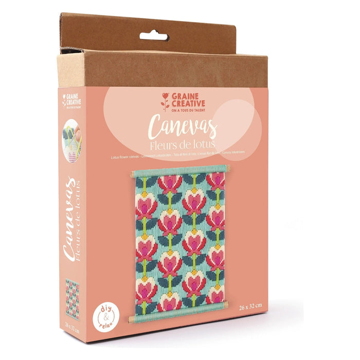 Kit Tela Fiore di Loto Fai da Te