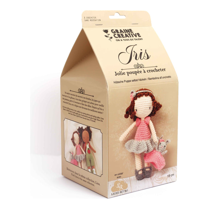 Kit Bambolina Iris Uncinetto Fai da Te