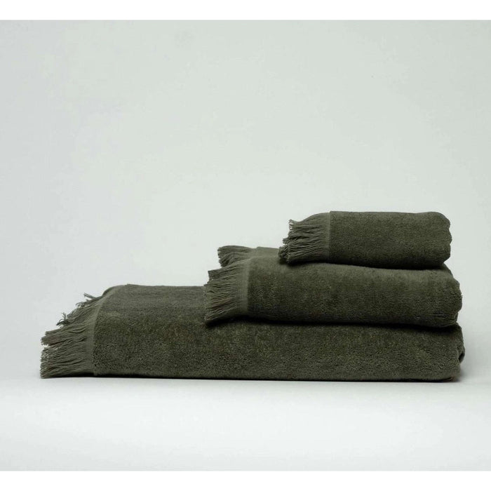 Velour Verde Asciugamano