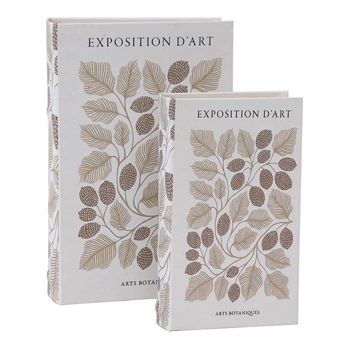 Scatola Libro Arte Botanica