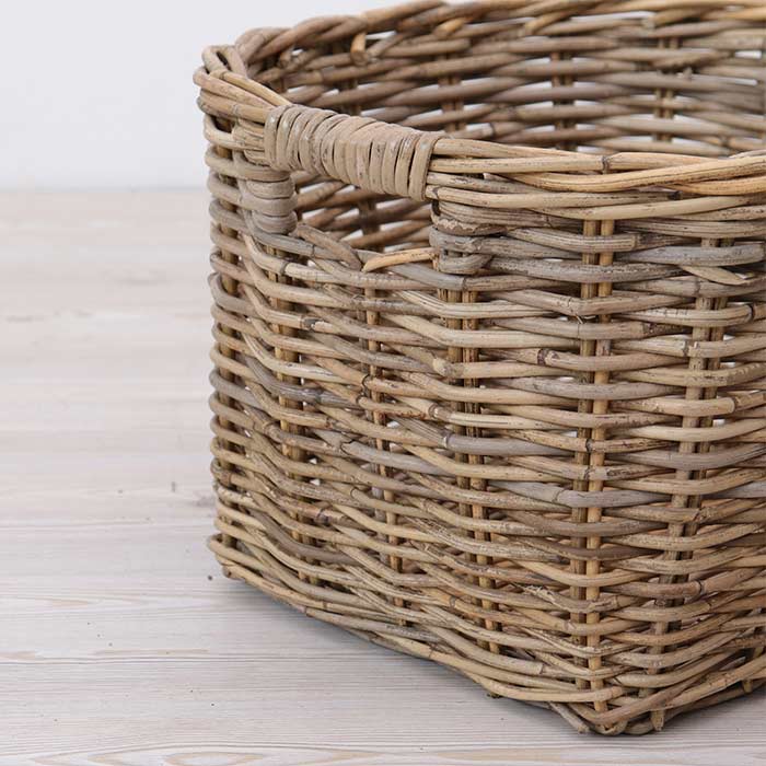 Cesto Club Rattan con Manici