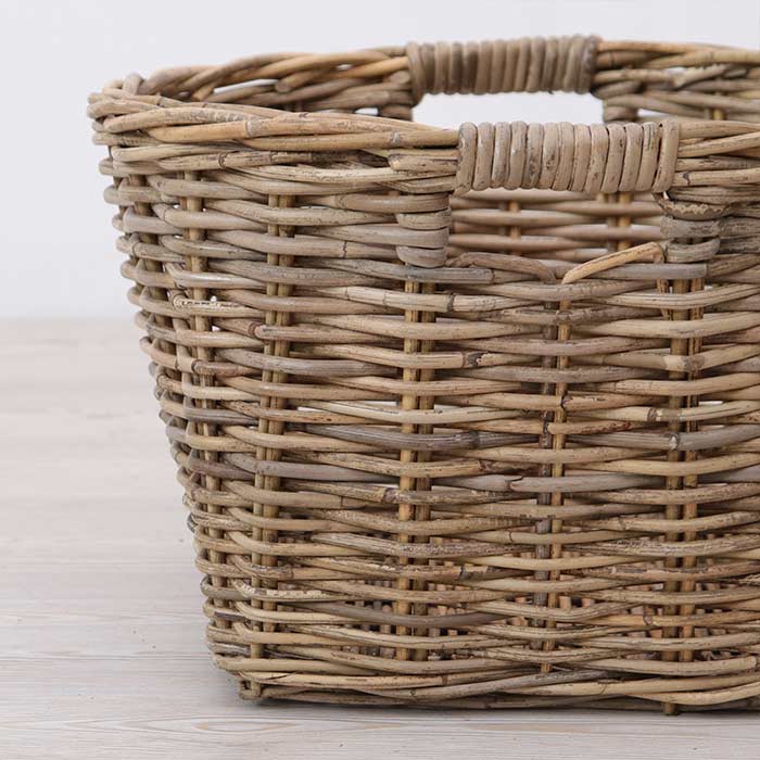Cesto Club Rattan con Manici