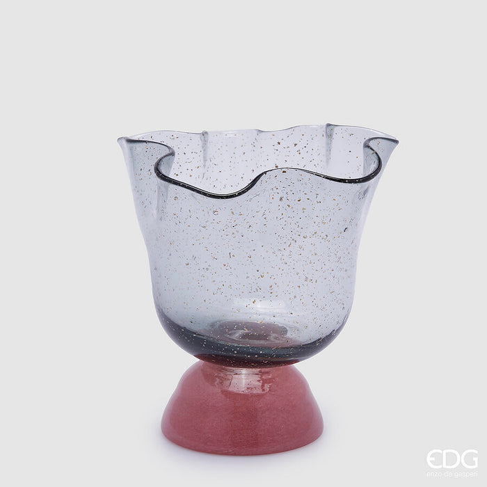 Vaso Drappo Bicolor