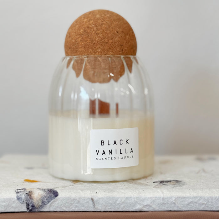 Black Vanilla Plissè - Candela Profumata