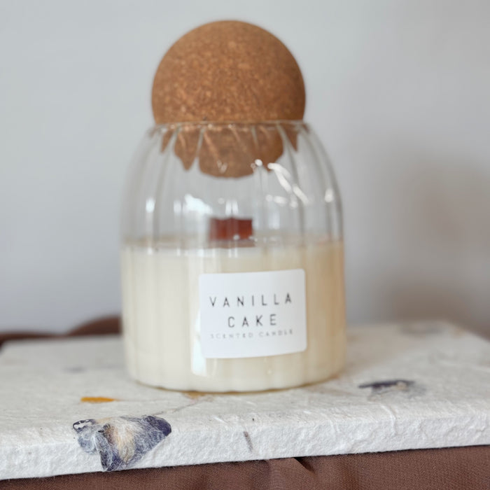 Vanilla Cake Plissè - Candela Profumata
