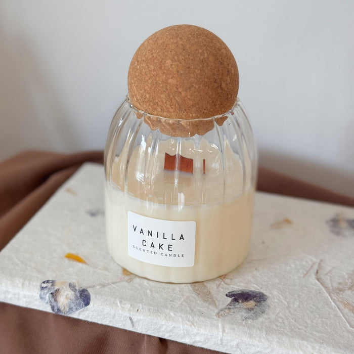 Vanilla Cake Plissè - Candela Profumata