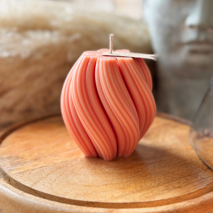 Bloom Candela Decor - Pink Brown