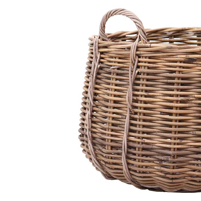 Cesto Club Rattan con Manici