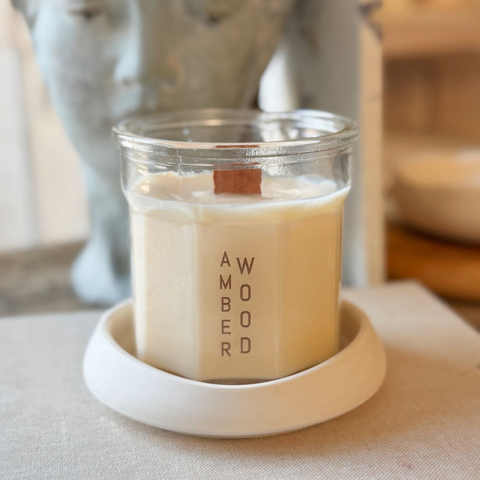 Amber Wood - Candela Profumata