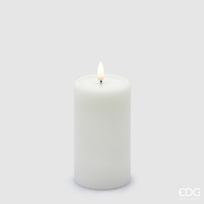 Candela Led Plissè h 13 x 7.5 cm