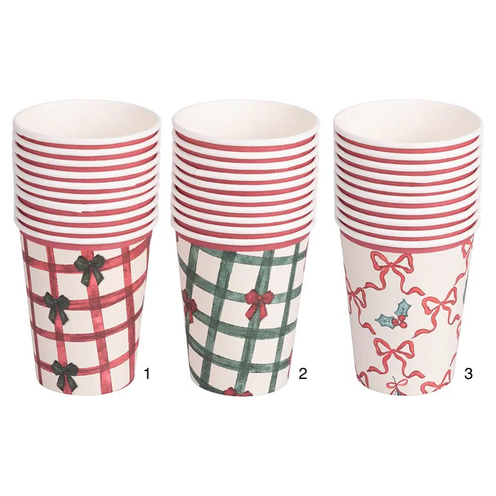Xmas Fiocchi - Set 18 Bicchieri Carta