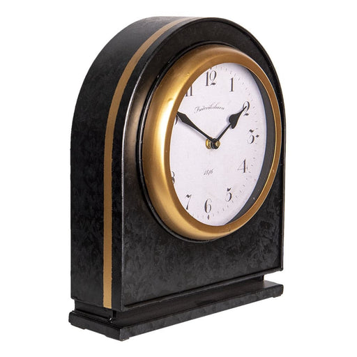 Orologio da Tavolo Black & Gold -  Clayre & Eef -  Segni Particolari.