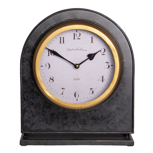 Orologio da Tavolo Black & Gold -  Clayre & Eef -  Segni Particolari.