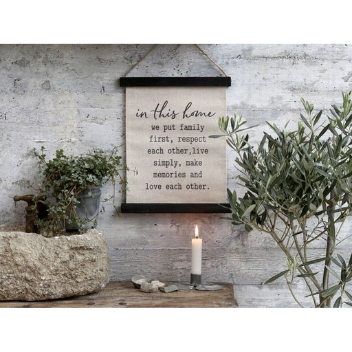 Quadretto Tela Home -  Chic Antique -  Segni Particolari.