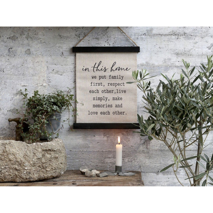 Quadretto Tela Home -  Chic Antique -  Segni Particolari.