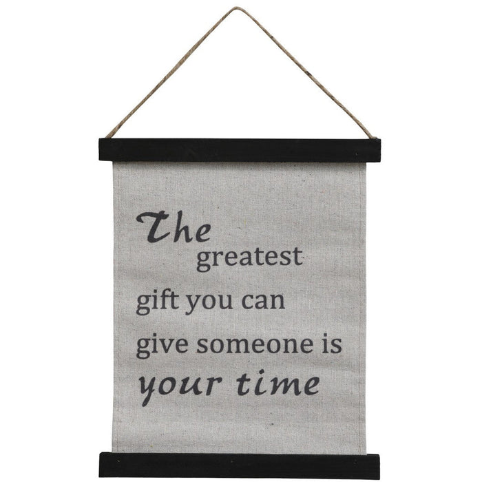 Quadretto Tela Time -  Chic Antique -  Segni Particolari.