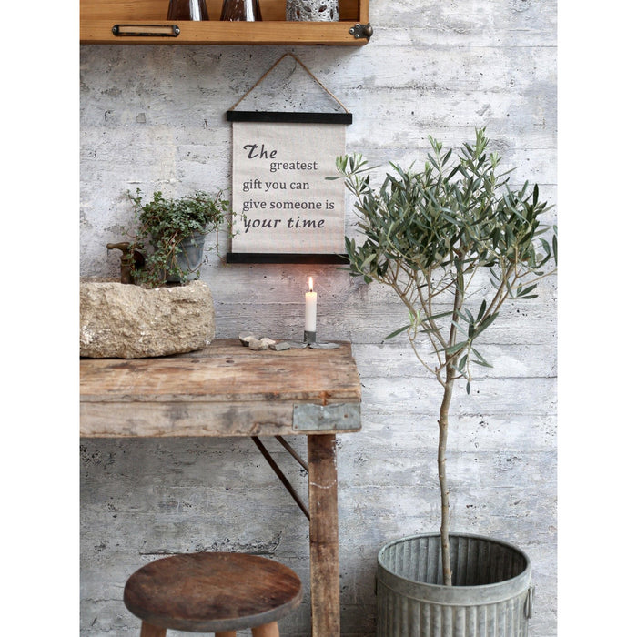 Quadretto Tela Time -  Chic Antique -  Segni Particolari.