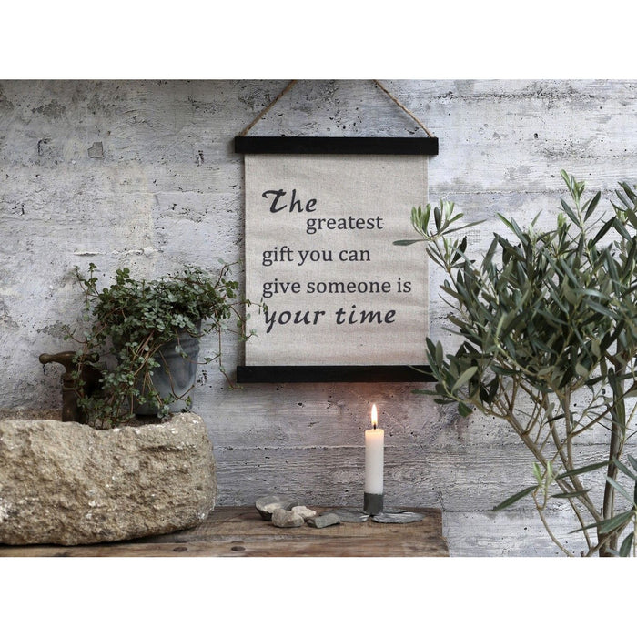 Quadretto Tela Time -  Chic Antique -  Segni Particolari.