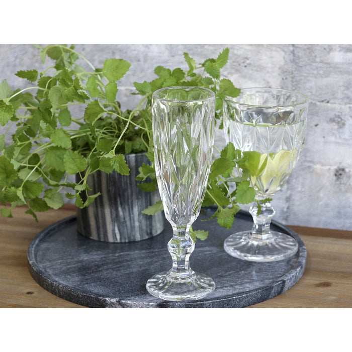 Bicchiere Coppa Champagne Diamond -  Chic Antique -  Segni Particolari.