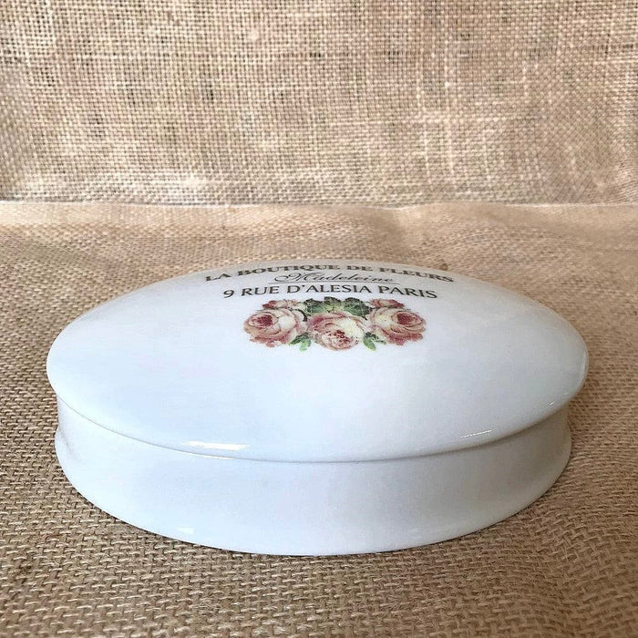 Rose soap dish