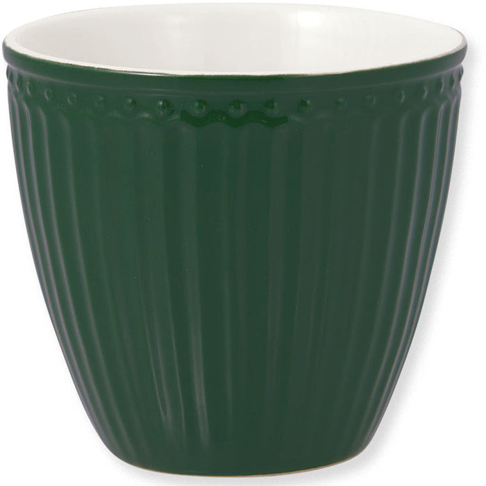 Alice Pinewood Green Tazza Latte -  Greengate -  Segni Particolari.