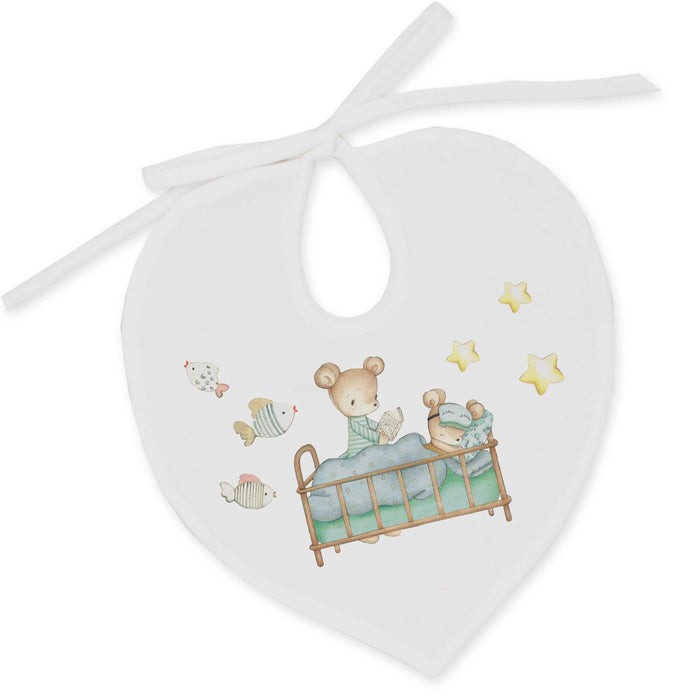 Bavaglino Cuore in Confezione Regalo -  Arcadia -  Segni Particolari.