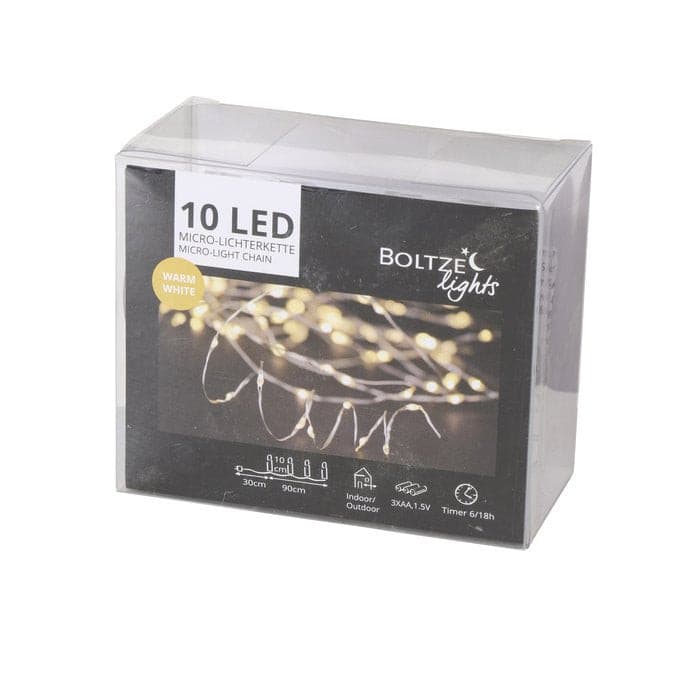 Ghirlanda 10 Micro Led 120cm -  Boltze -  Segni Particolari.