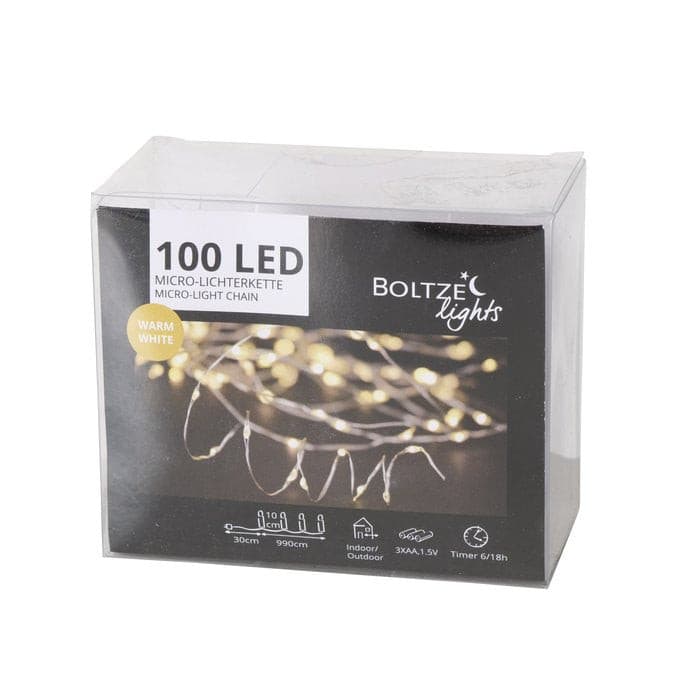 Ghirlanda 100 Micro Led 10 Metri -  Boltze -  Segni Particolari.