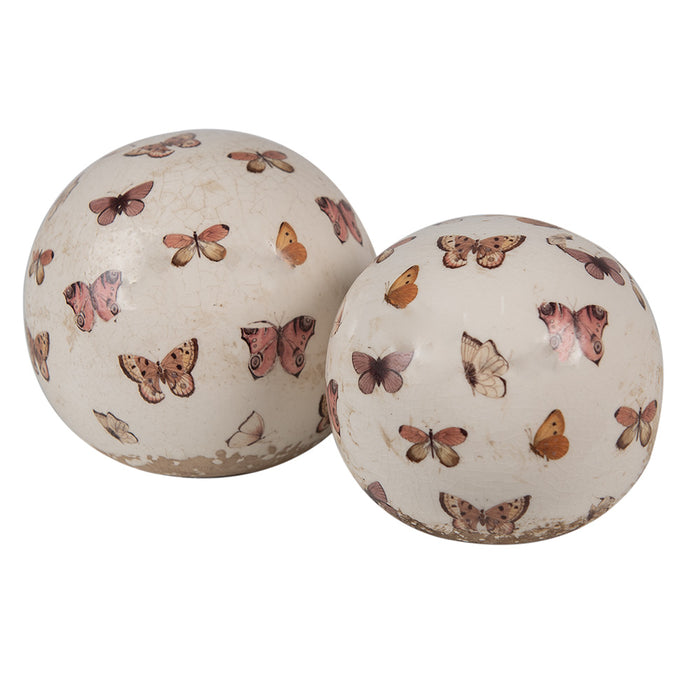 Sfera Decoro Farfalle