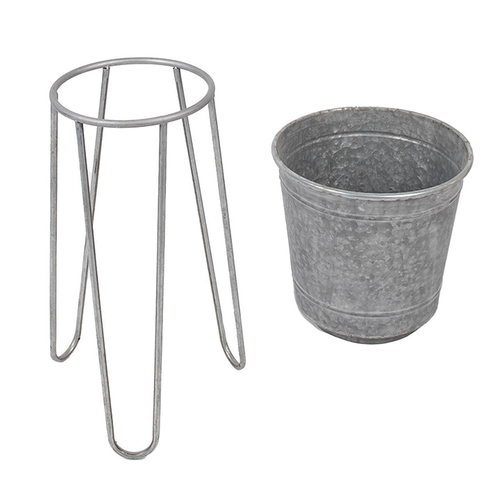 Vaso Porta Pianta con Piedistallo