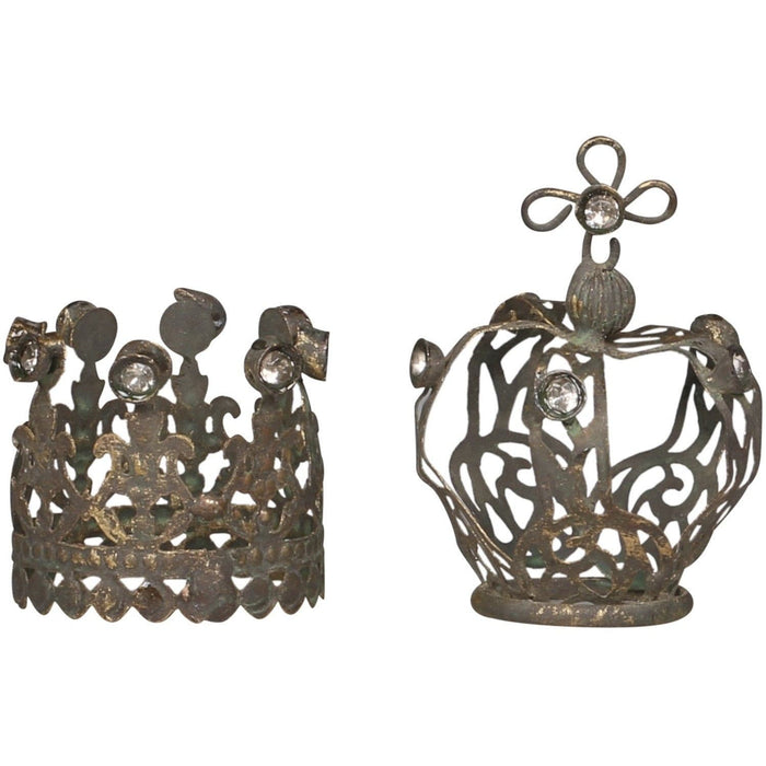 Set 2 Corone Decoro -  Chic Antique -  Segni Particolari.