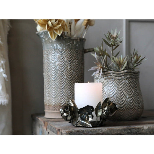 Portacandela Metal Roses -  Chic Antique -  Segni Particolari.