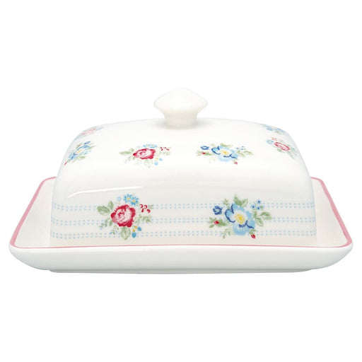 Henrietta White Scatola Porta Burro -  Greengate -  Segni Particolari.