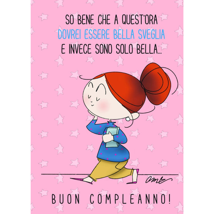 Biglietto Auguri Pupette -  Arcadia -  Segni Particolari.