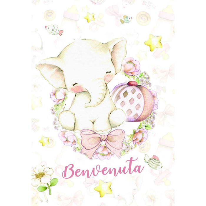 Biglietto Auguri Nascita -  Arcadia -  Segni Particolari.