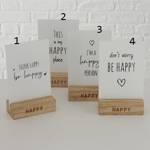 Quadretto Promemoria Happy -  Boltze -  Segni Particolari.