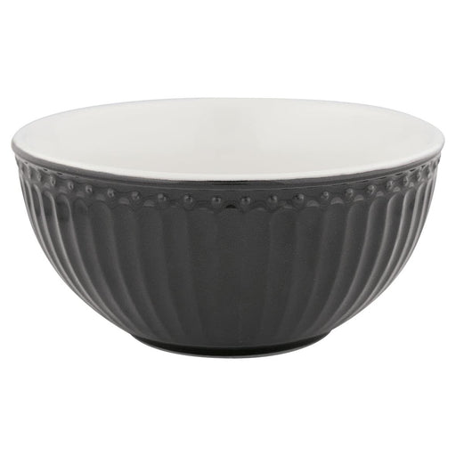 Alice Dark Grey Ciotola -  Greengate -  Segni Particolari.