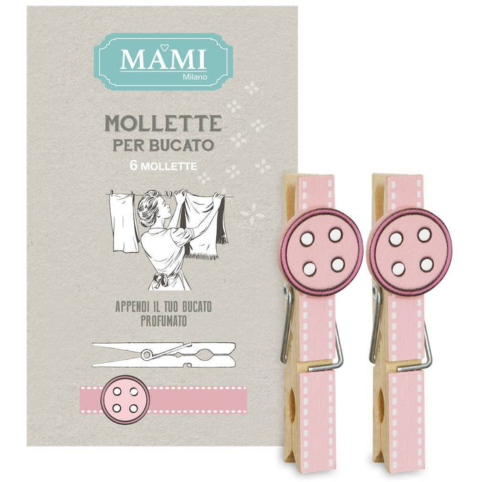 Set 6 Mollette Colorate -  Mami Milano -  Segni Particolari.
