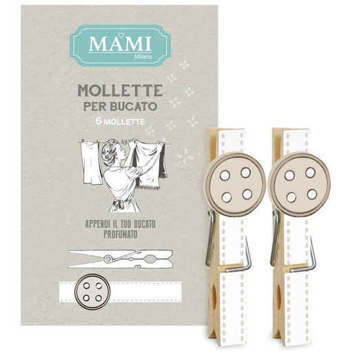 Set 6 Mollette Colorate -  Mami Milano -  Segni Particolari.