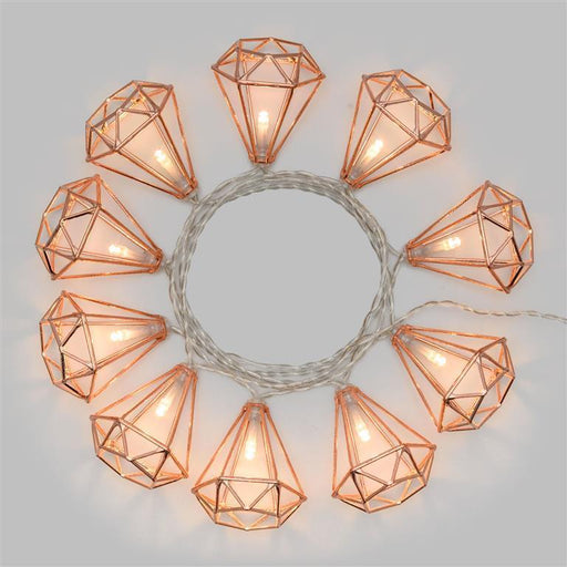 Catena Luci 10 LED Diamante Lotti Luci segni-particolari-home Luci di Natale