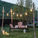 Catena Party Light 8 Portalampada Bianco + Cavo alimentazione (senza Lampadine) Lotti Luci segni-particolari-home Lampadari