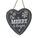 Cuore Lavagna Be Marry and Bright Heaven Sends segni-particolari-home Palline e addobbi natalizi