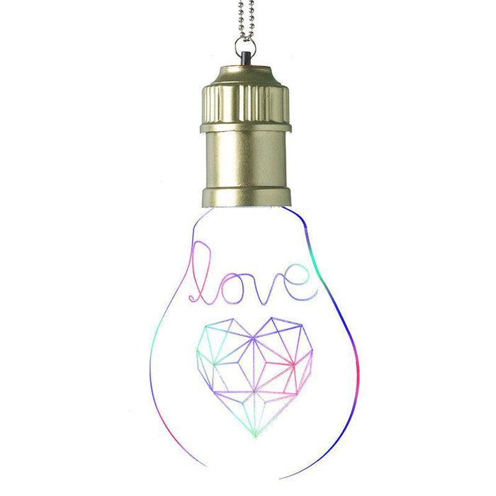 Decoro Lampadina Led Love Heaven Sends segni-particolari-home Decori Casa