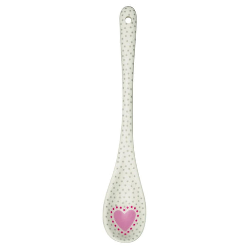 Penny White Cucchiaino Cuoricino Pois Greengate segni-particolari-home Posate
