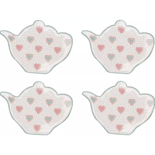 Penny White Set 4 Calamite Teiera Greengate segni-particolari-home Decori Cucina
