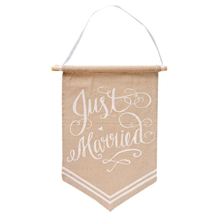 Quadro Tessuto Just Married Clayre & Eef segni-particolari-home Quadri