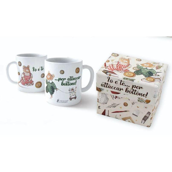 Tazza Mug Topini + Scatolina Regalo Arcadia segni-particolari-home Mug